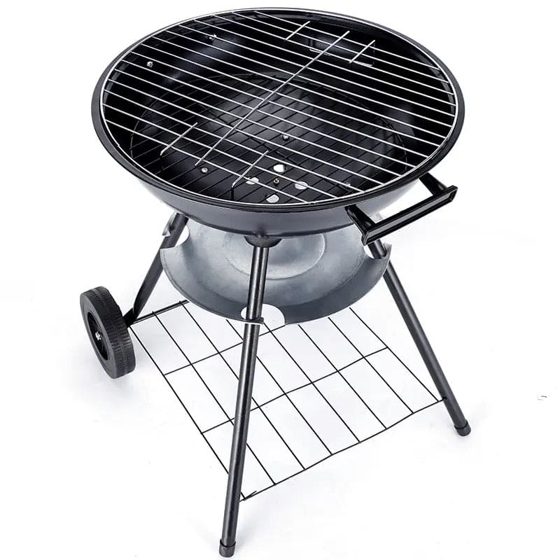 Charcoal Barbecue Grill, Barbecue Smoker Grill For Outdoor Cooking Camping, Heat Control Round BBQ Kettle, Portable Picnic Oven, Foldable Kebab Stove, Football Style BBQ Grill And Oven With Moving Stand, Trolley Grill Kettle Charcoal Barbecue Grill, Barbecue Smoker Grill For Outdoor Cooking Camping, Heat Control Round BBQ Kettle, Portable Picnic Oven, Foldable Kebab Stove, Football Style BBQ Grill And Oven With Moving Stand, Trolley Grill Kettle